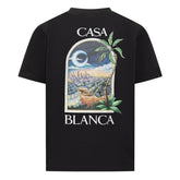 Casablanca Black Cotton T-Shirt